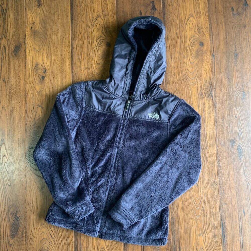 The North Face Oso Purple Hooded Zip Up Small